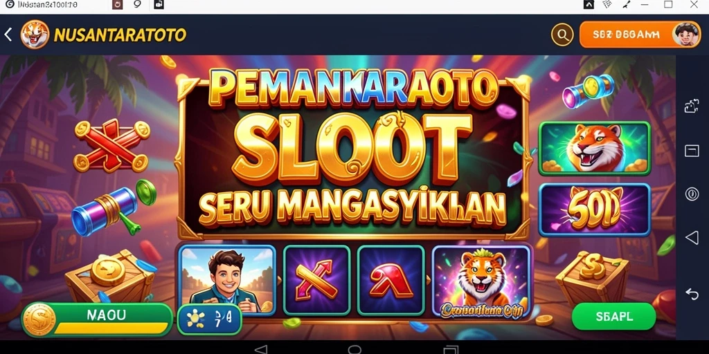 Tampilan gameplay NUSANTARATOTO yang seru dan memikat.