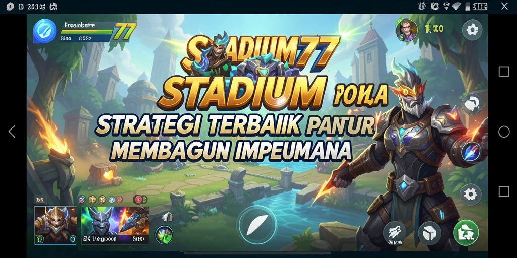 Tampilan gameplay menegangkan dari STADIUM77 saat berstrategi.